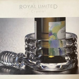 Royal Limited Crystal Coaster With Bottle Stopper